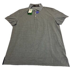 RLX  Men’s Ralph Lauren Golf Polo Size M Gray WITH Damage On The Back Brand New